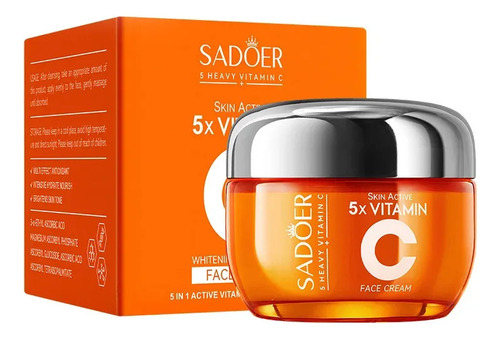 Creme Facial Com Vitamina C Sadoer Cuidados Faciais