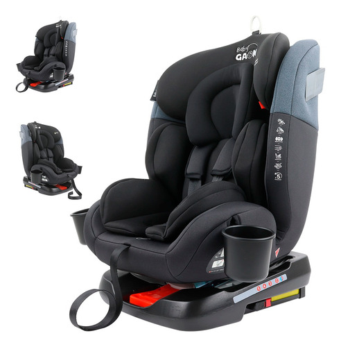 Gaon GN-CS01 autoasiento para carro con sistema de seguridad color negro