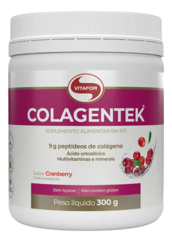 Colagentek 300g cranberry Vitafor