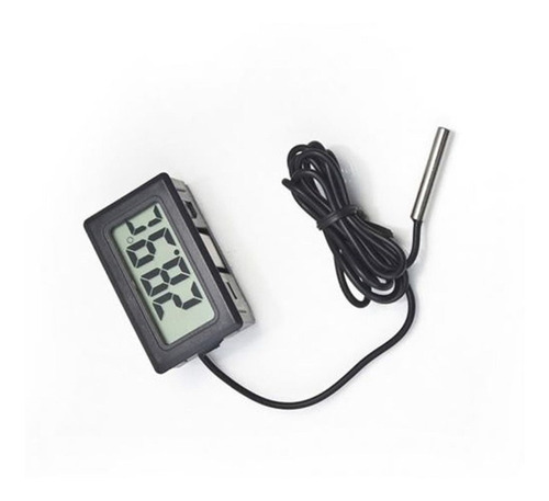 Yosooo Medidor de Temperatura Digital LCD electrónico Sensor de sonda Termómetro con Pantalla LCD Grande con Cable para refrigerador 