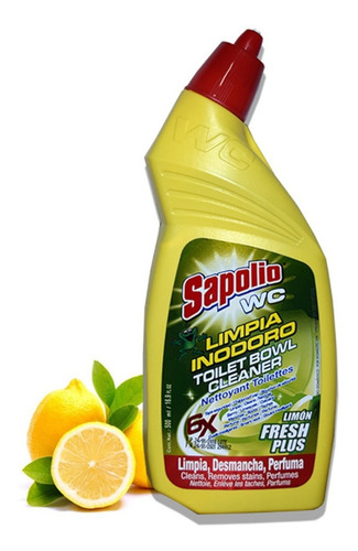 Imagen 1 de 1 de Limpia Inodoro Sapolio Limon Fresh Plus