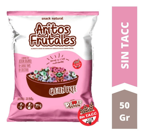 Aritos Frutales X 50 Gr - Libre De Gluten Sin Tacc