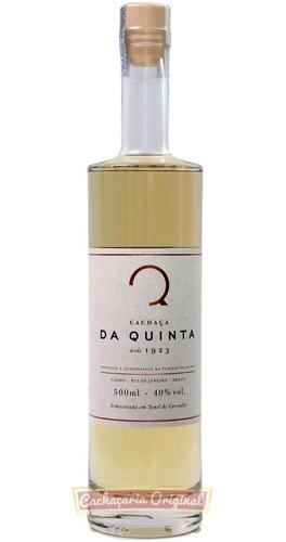 Cachaça Da Quinta 500ml Original