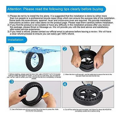 El Del Neumatico Solido Para Scooter Electrico Xiaomi ...