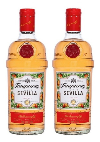 Kit Gin Tanqueray Sevilla London Dry 700ml 2 Unidades