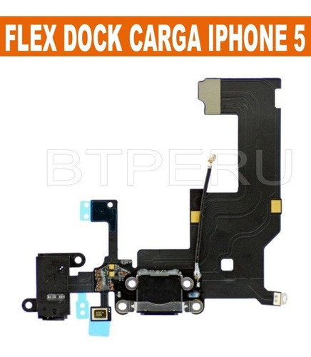 Conector de Carga de Repuesto Compatible con iPhone 6 Micrófono Conector Audio Jack y Antena OnlyTech Color Blanco Dock de Repuesto con Cable Flex