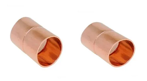 comprar 2 Luva Emenda P Tubo Cano De Cobre Flexivel 16mm Interno