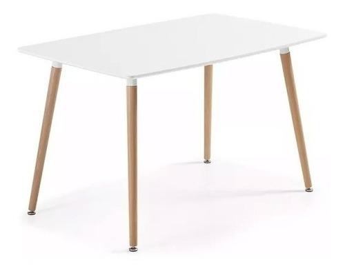 Mesa Comedor Eames Rectangular 120x80cm Blanca / Nordik