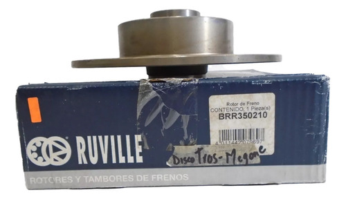 Disco Trasero Para Renault Megane Ii 1.6 (04-10) Ruville