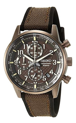 Seiko Cronógrafo Para Hombre / Essentials Cuarzo Japonés De