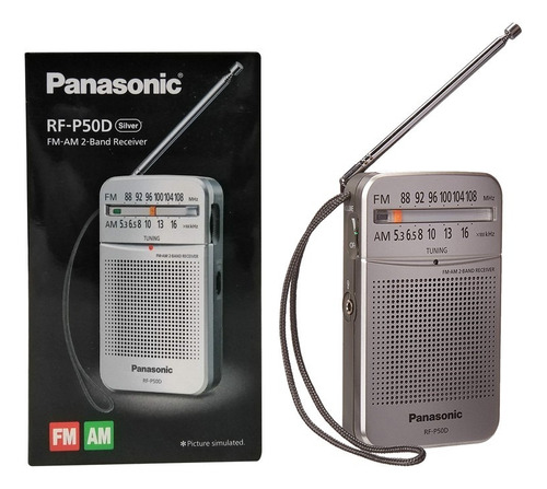 Radio Am/fm De Bolsillo Panasonic Rf-p50d