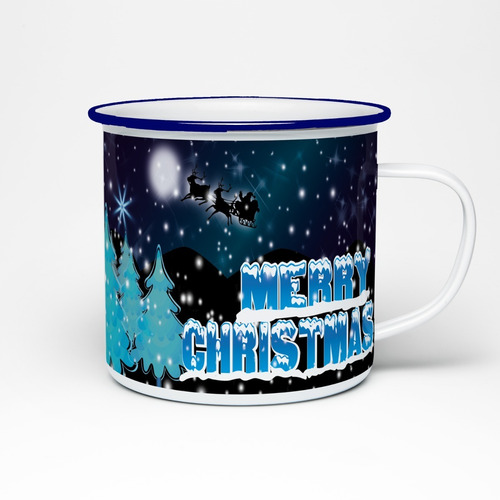 Taza De Peltre Regalo Feliz Navidad