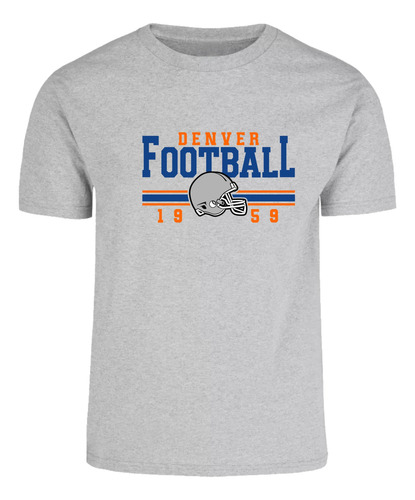 Pack Sudadera, Playera Y Gorra Con Diseño Denver Football