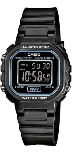 Reloj Casio Luz Sport Negro Mujer Resina 100% Original Dama