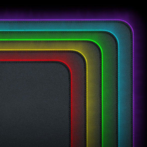 Imagen 5 de 8 de Mouse Pad Gamer Kolke Spark 90x40cm Rgb Bordes Cosidos Pc