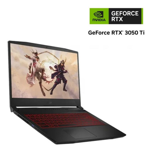 Notebook Msi Katana Gf66 15.6p I5-12500h 512gb Rtx3050ti 16g