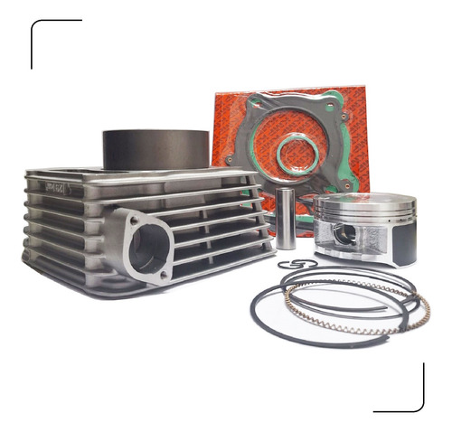 Kit Cilindro Cb 300 (09-15) Pistão Anéis E Juntas Kmp