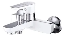 Comprar Griferia Baño Monocomando Ducha Exterior Slam Blanco Bronce