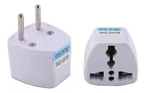 2 Adaptador De Corriente Americano A Nacional 110v O 220v