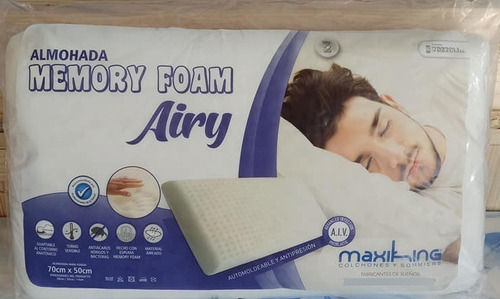 Almohada Maxiking Visco Airy 68x39x14