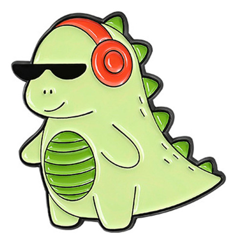 4 Pin De Esmalte Lindo Dinosaurio Insignia Broche Pines