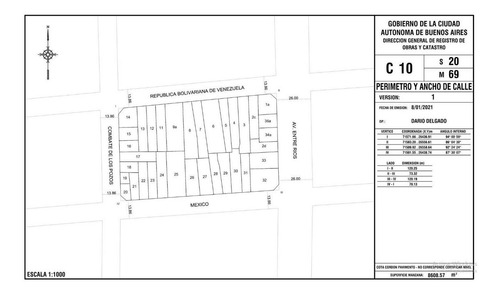 Imagen 4 de 6 de Lote De 850 M2 - 20 Metros De Frente - Balvanera - Venta - 4500 Metros De Incidencia.