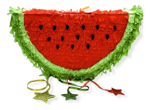 Piñata Sandia + Juguetes Para Llenar