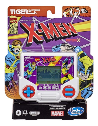 Videojuego Lcd Portátil X-men Proyecto X Tiger - Hasbro