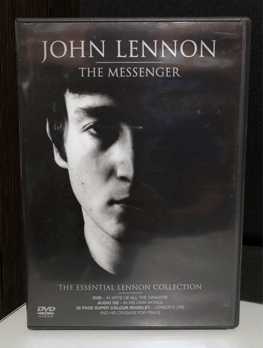John Lennon The Messenger Dvd + Cd Uk 2002 Beatles Mccartney