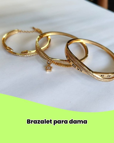 Cadena Con Brazalete Para Dama 12 Unidades Al Mayor