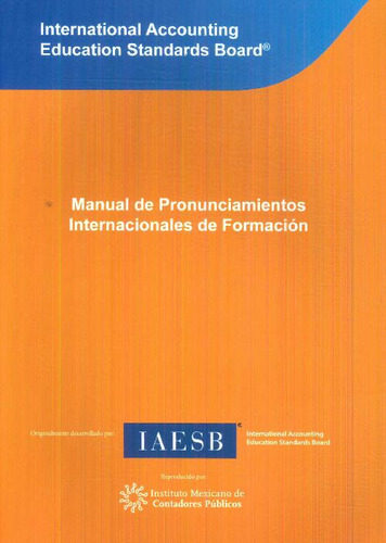 Libro Manual De Pronunciamientos Internacionales De Formacio