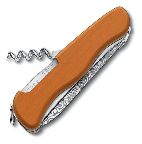 Lâmina Picknicker Wood Ed Limited 2022 com aço damasco