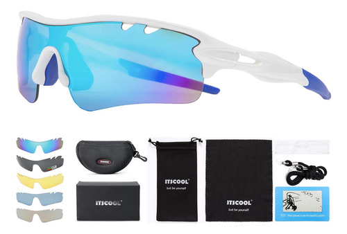 Itscool Gafas De Sol Deportivas Polarizadas Con 5 Lentes Int