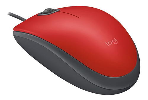 Mouse Logitech M110 Silent Red Usb