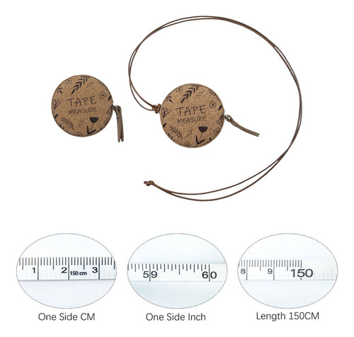 2 Piezas De Cinta Métrica Corporal Mini Cinta Métrica