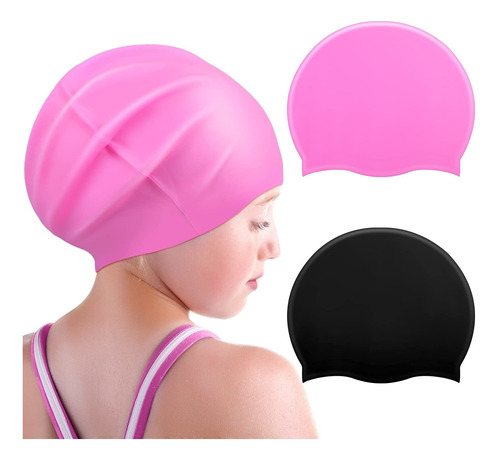 Gorro Natacion Silicona 2 Repuesto Grande Para Niño Niña