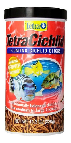 Imagen 1 de 1 de Alimento Tetra Cichlid Floating Sticks 320g Ciclidos Malawi