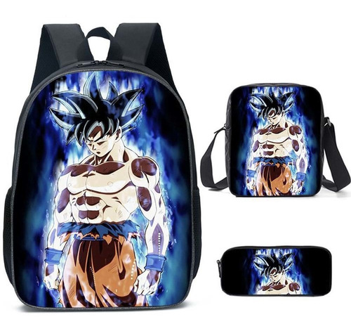 Mochila Dragon Ball Goku Super Saiyan, Paquete De 3