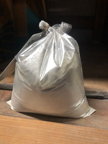 Pintura En Polvo Electrostatica Gris Metalizado 1/2 Kg