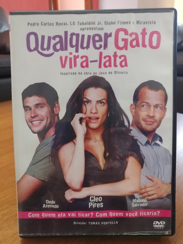 Dvd Qualquer Gato Vira-lata - Cleo Pires - Malvino Salvador