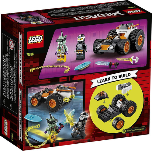 Lego Ninjago Coles Speeder Car 71706 Ninja Car Building Kit