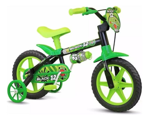 Bicicleta Infantil Kova R12 C/ Rueditas Sensacion