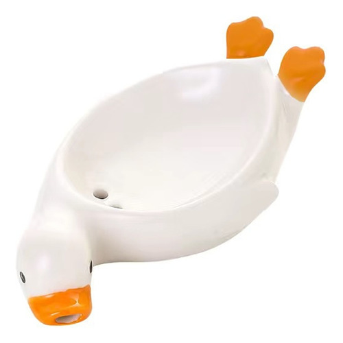 Jabonera O2cute Con Forma De Pato Con Desagüe, Soporte Para