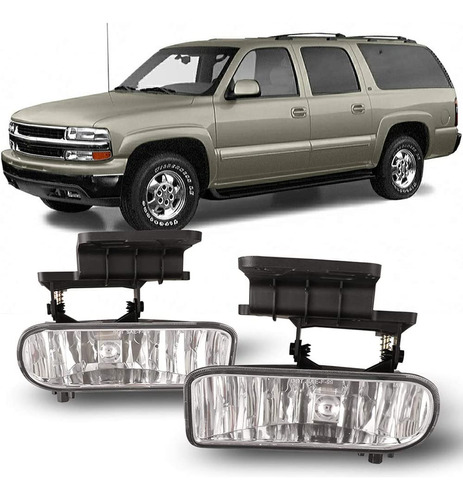 Conjunto De Faros Antiniebla Chevy Chevrolet Silverado 99 - 