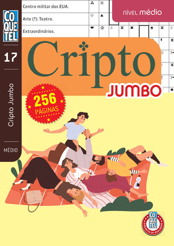 Livro Livro Coquetel Jumbo Cripto Nível Médio Ed 17