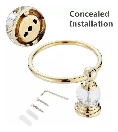 - Soporte Para Toallas Dopel Hygienic Paper Gold Con 2