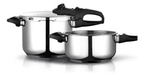 Comprar Set Ollas Presion 4 + 6 L Duo Acero Inox Rapida España Fagor