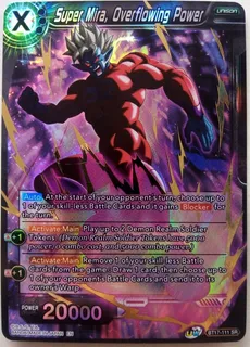 ghost rare foil Dragon Ball Super Tcg Super Mira Bt17-111 Sr Foil