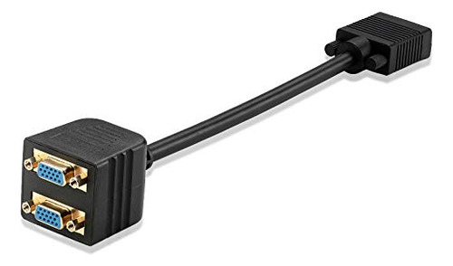 Cable Divisor Vga Mxtechnic, 1 Conector Macho A 2 Hembra, Ad
