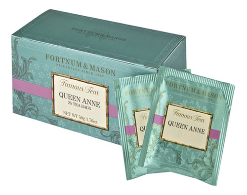 Fortnum And Mason Queen Anne Blend, 25 Bolsas De Te (paquete